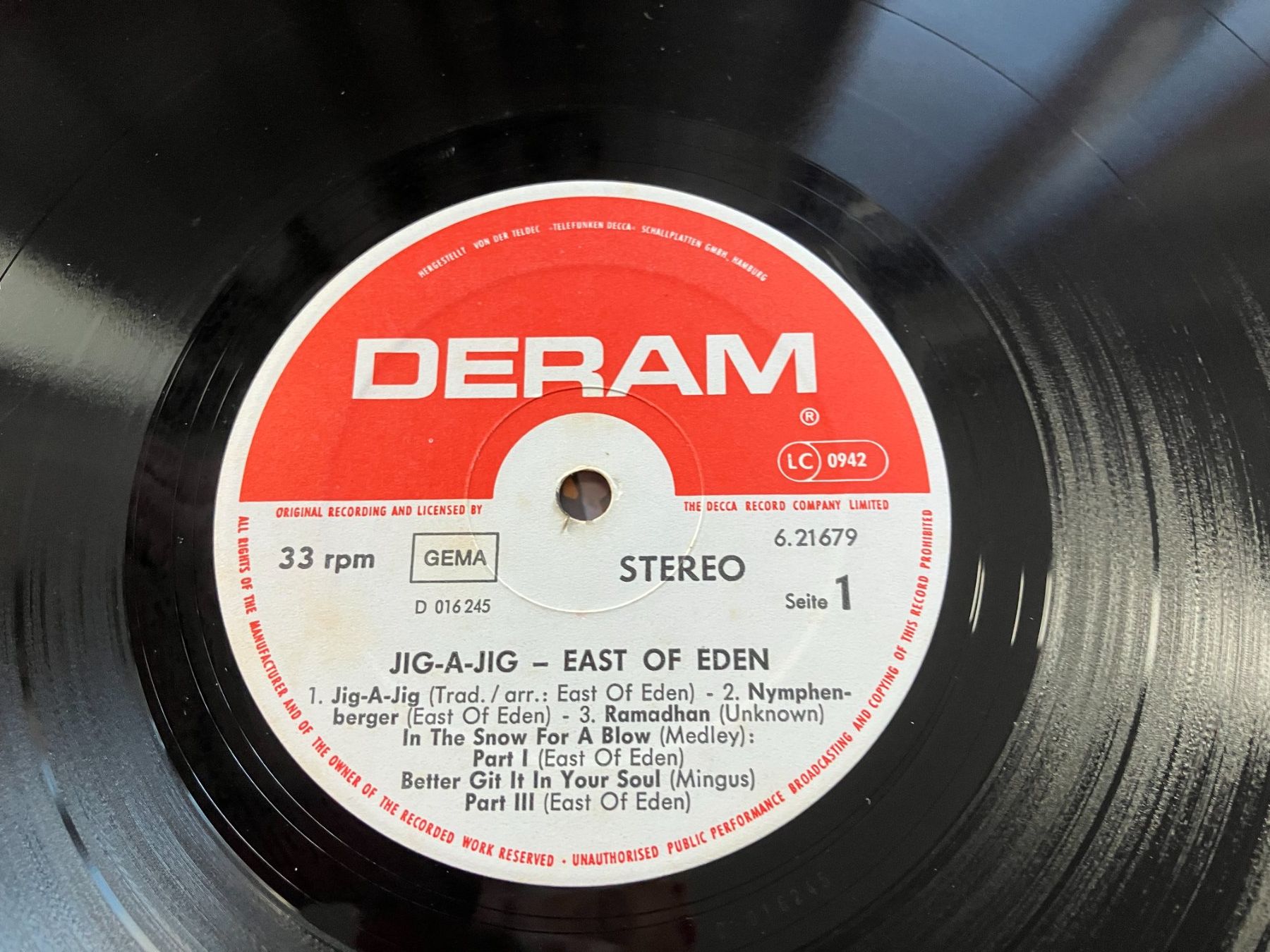 Dischi in vinile: East Of Eden – Usato da Aarwangen venduto da Jukebox3 6