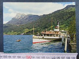 BECKENRIED DAMPFSCHIFF AM ANLEGER AK ONW
