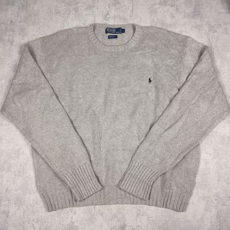 Pull en Maille Polo Ralph Lauren gris - Taille L