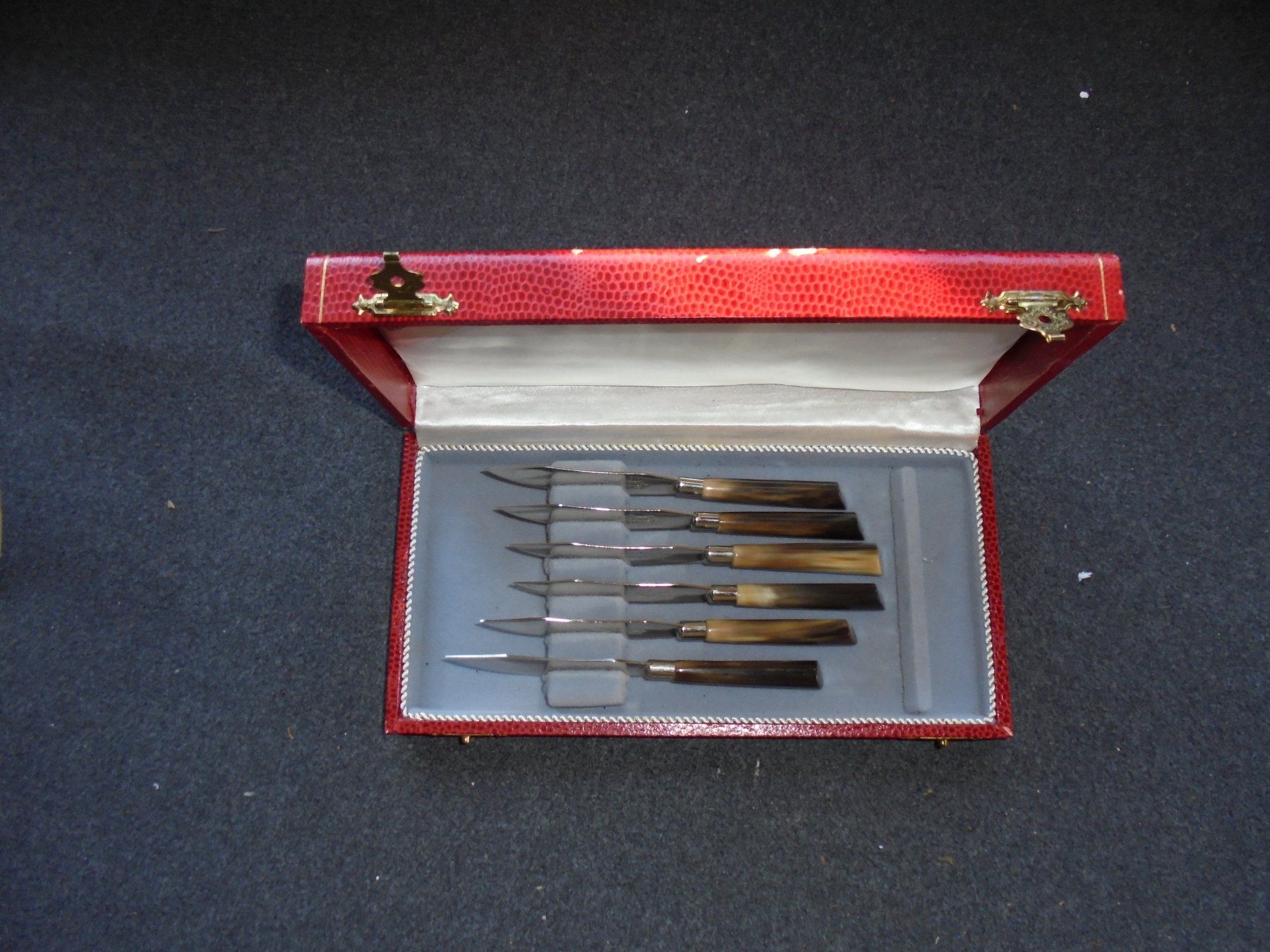 Messer: Frucht Messerset "DUCHATIUS BRONGE" Theodor Meyer&Co. Bern – Gebraucht aus Rüschegg-Heubach von Ofen111 2