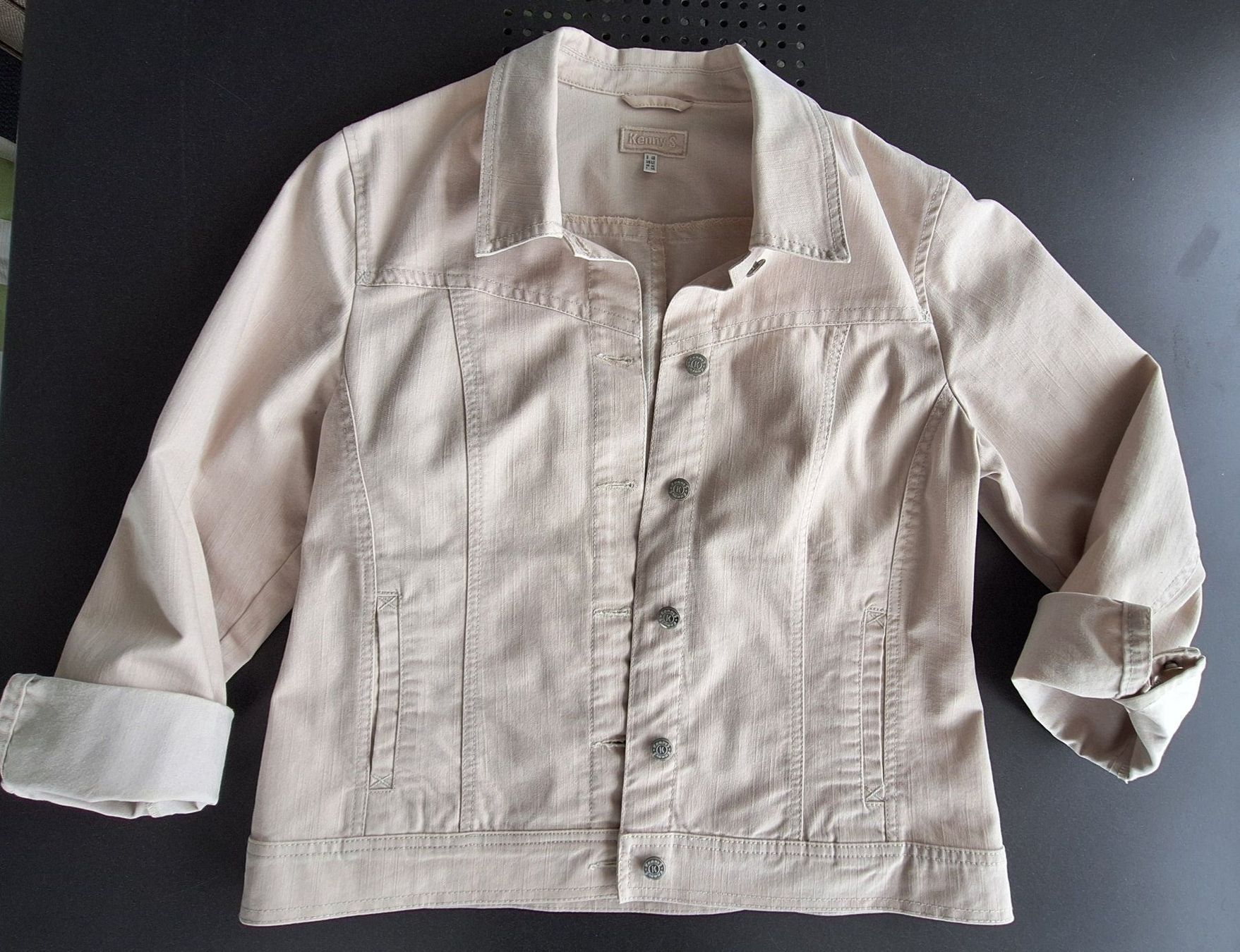 Giacche: KennyS Jeansjacke hellbeige Gr. M – Usato da Flawil venduto da Seestern5