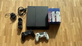 PS4 Slim 500 GB inkl. 2 Controller, 9 Spiele