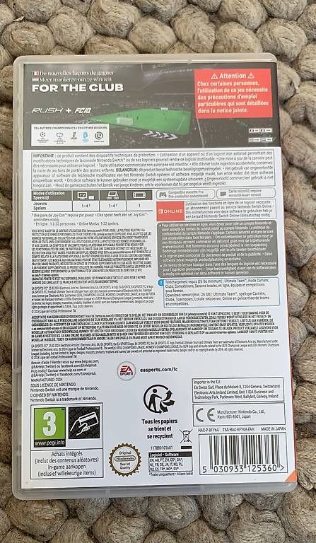 Jeux: Fc 25 switch  – D'occasion à Lausanne par luc_8wsj 1