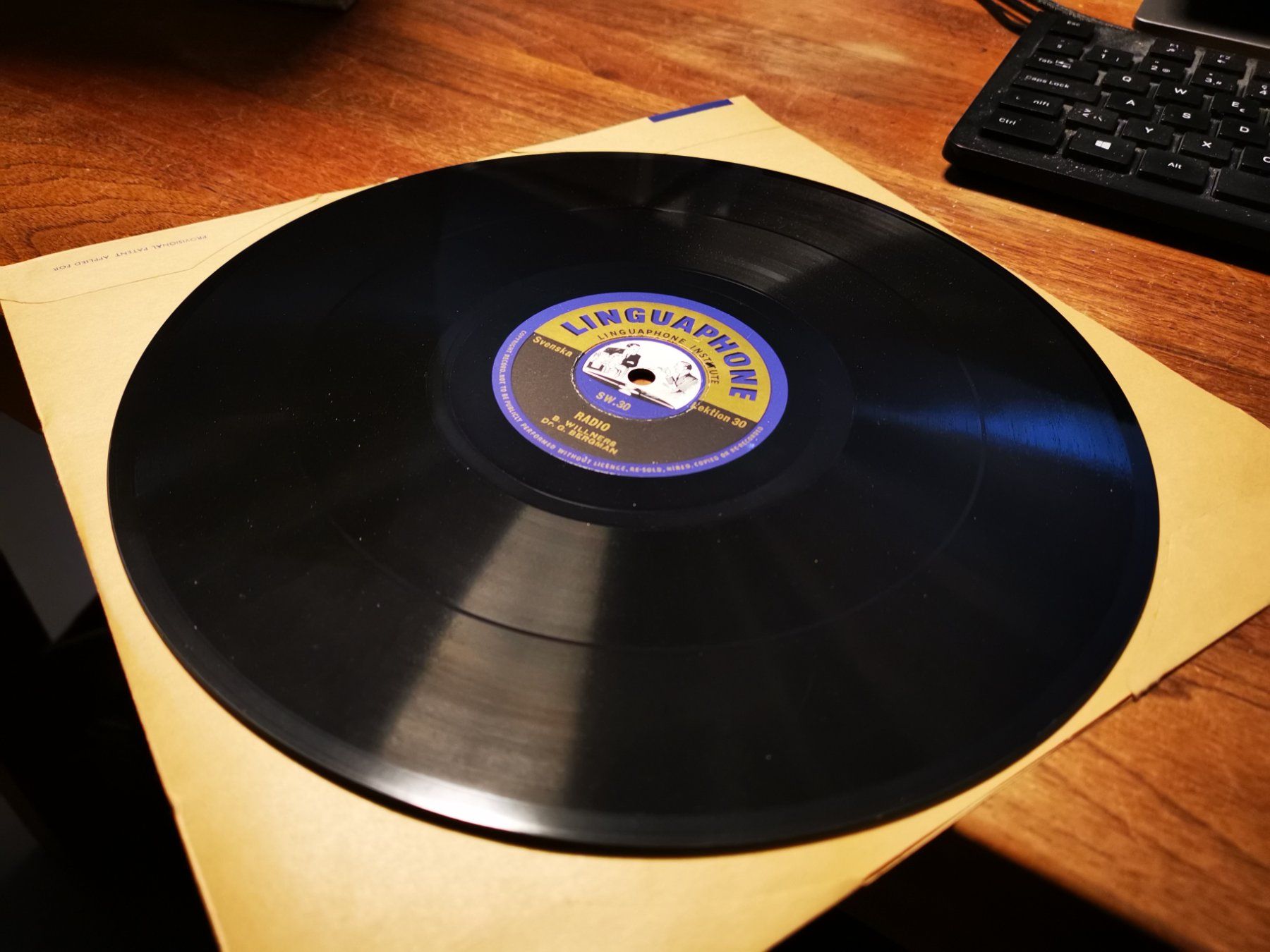Dischi in vinile: Linguaphone Sprachkurse Schellack Svenska - Englisch – Usato da Diessbach b. Büren venduto da eicrog 3