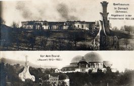 Dornach - Goetheanum abgebrannt in 1922/23