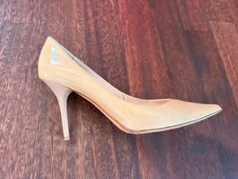 Jimmy Choo Pumps Lack beige Grösse 38 gebraucht Zustand