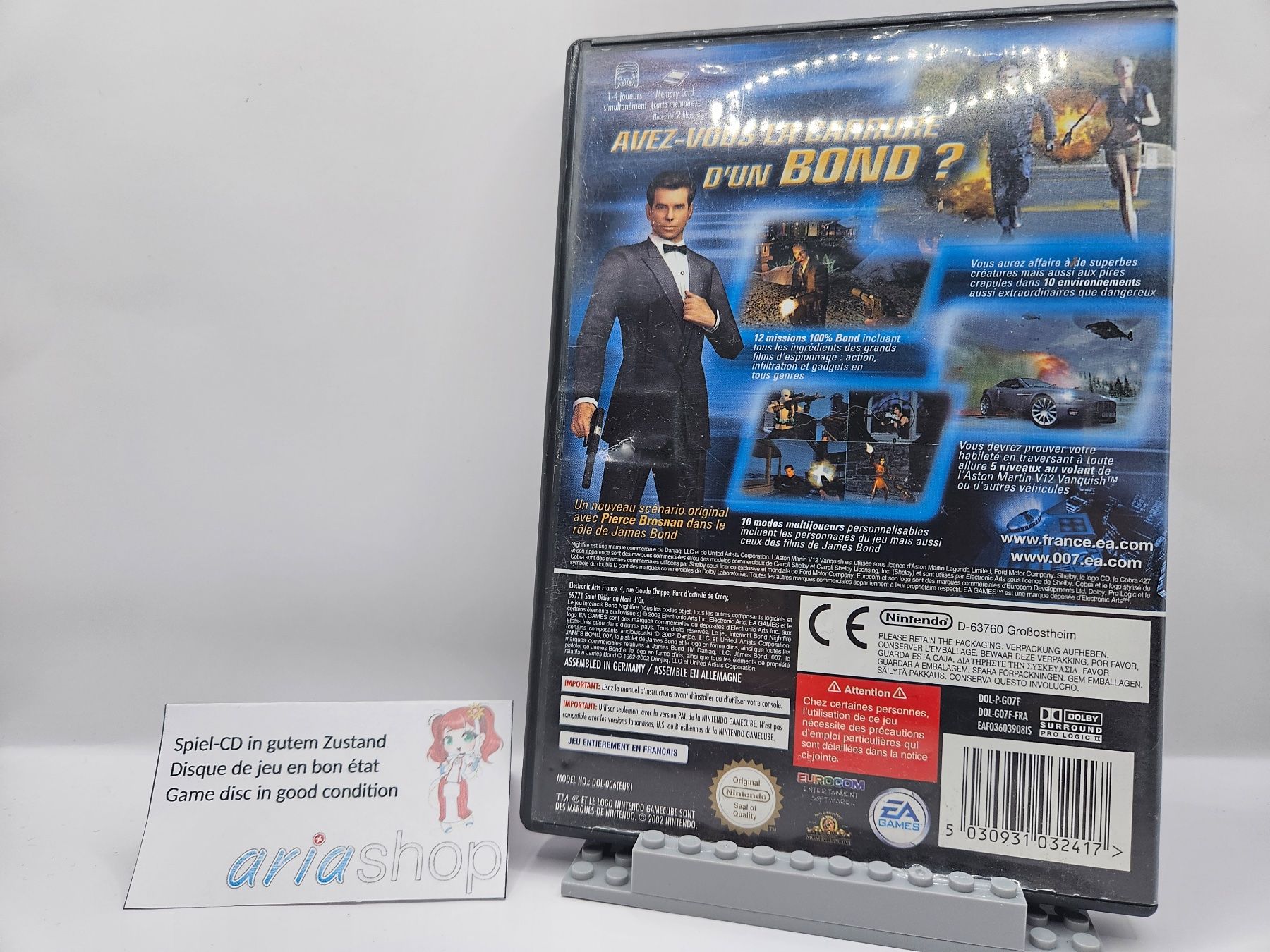 Nintendo Giochi: Goldeneye Nightfire GameCube FR CIB – Usato da Hauterive NE venduto da ariashopch 1