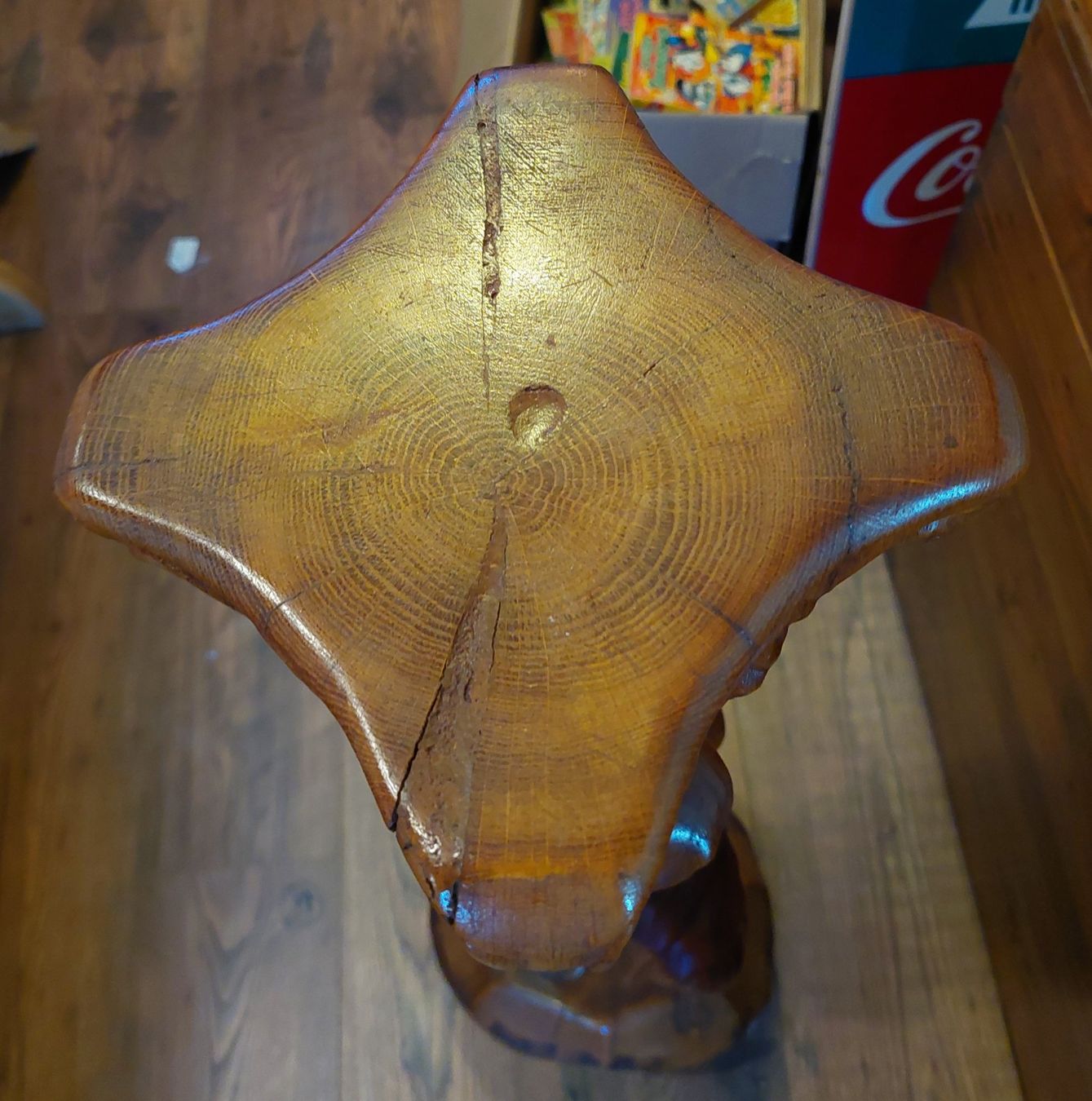 Skulpturen & Statuen: Grosse Holzskulptur im Jugendstil, Hartholz – Gebraucht aus Siblingen von rantiques 4