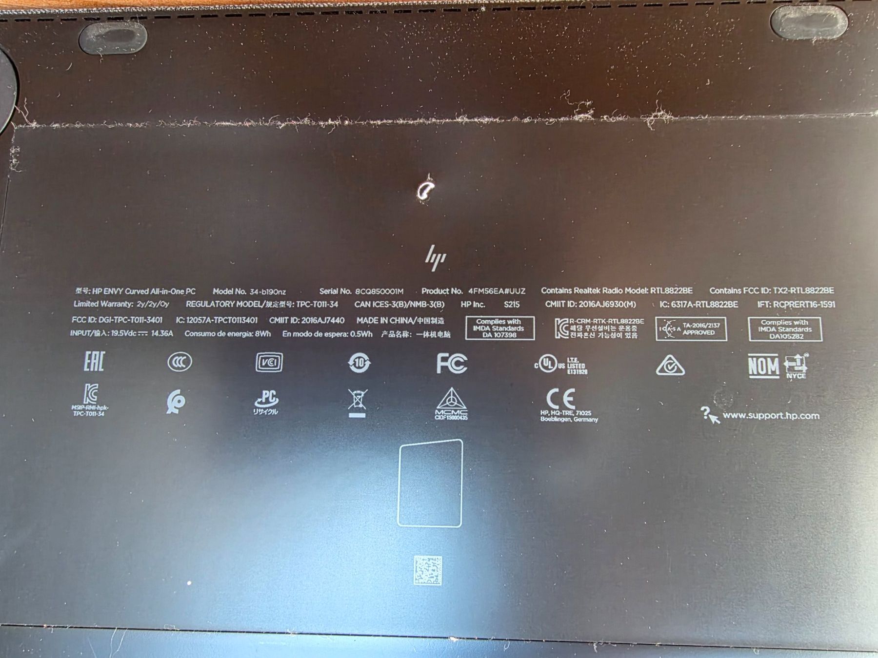 Hewlett Packard PC: HP ENVY 34 All-in-One PC - Windows 11 – Usato da Fahrweid venduto da Halogen2 4