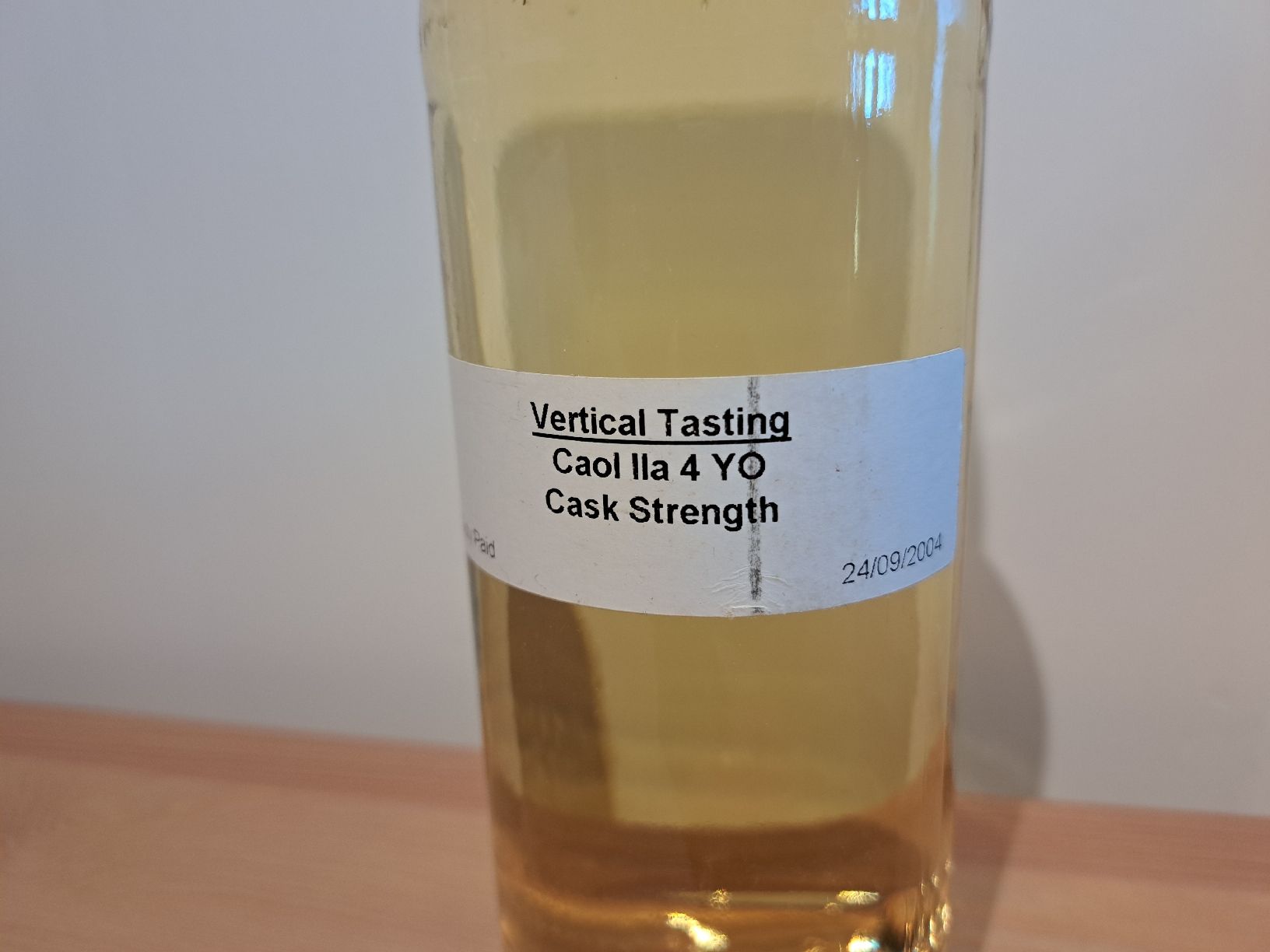 Caol Ila Bevande alcoliche: Caol Ila 4 YO Cask Strength Vertical Tasting 2004 – Nuovo e nell'imballaggio originale da Brittnau venduto da Prorex 1
