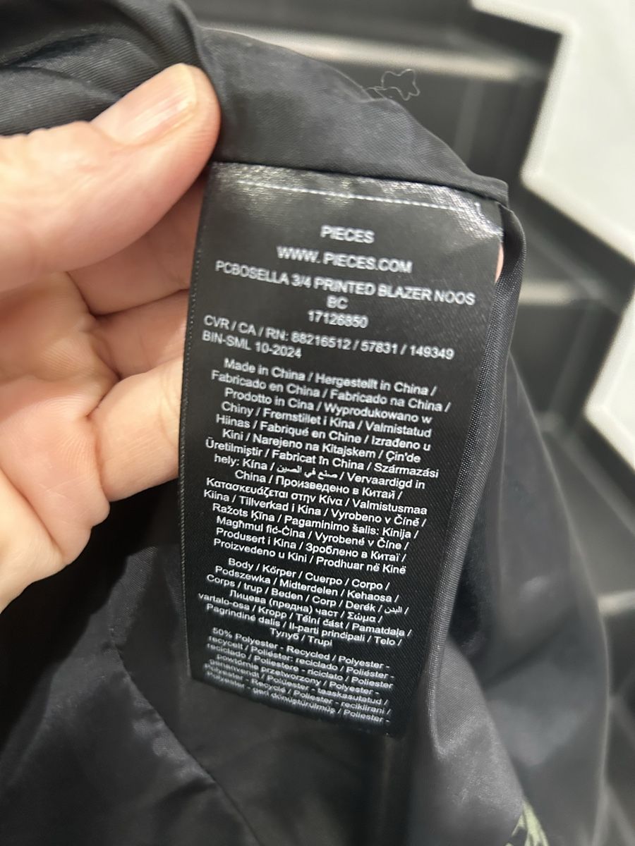 Pieces Giacche: Blazer von Pieces, Grösse M, kariert – Nuovo (secondo la descrizione) da Erlinsbach SO venduto da hallon480 2