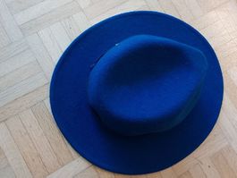 Hut Wolle blau uterque