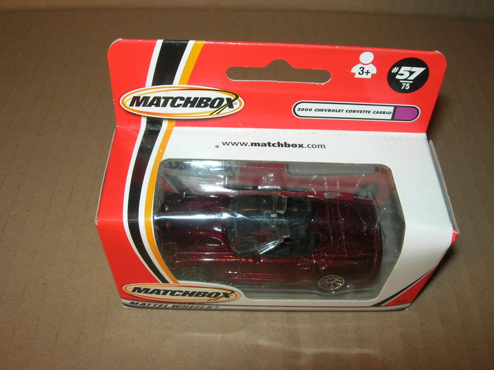 Chevrolet Voitures modèles: Chevrolet Corvette C5, 2000 d.rot *   Matchbox – Neuf avec emballage d'origine à Hornussen par Corvette-