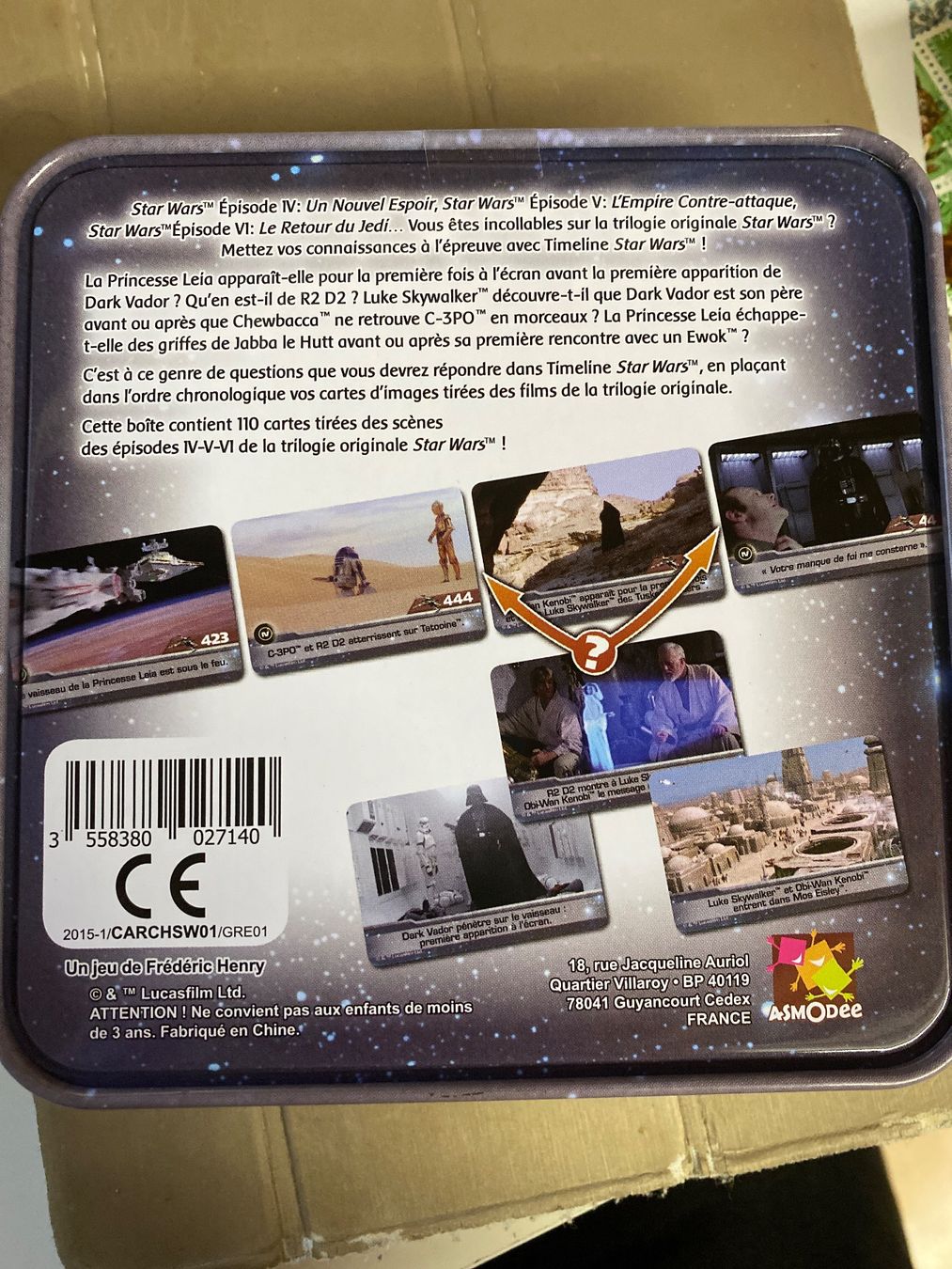 Spiele: Jeu de société Star Wars - Timeline - Asmodee - occasion – Neu (gemäss Beschreibung) aus Le Brassus von cinema13 3