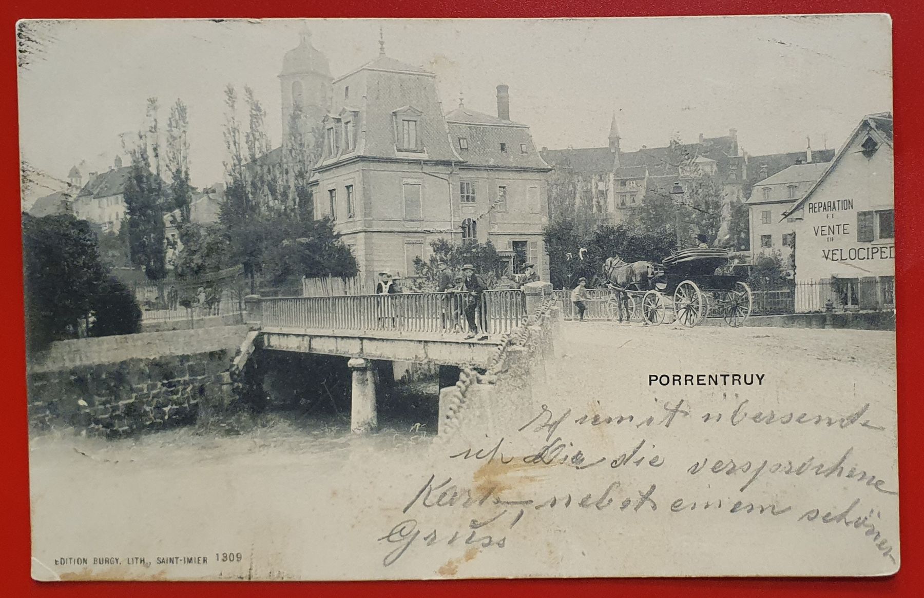 Cartes postales: Porrentruy 1901 - belebt – D'occasion à Kreuzlingen par Rschweiz1