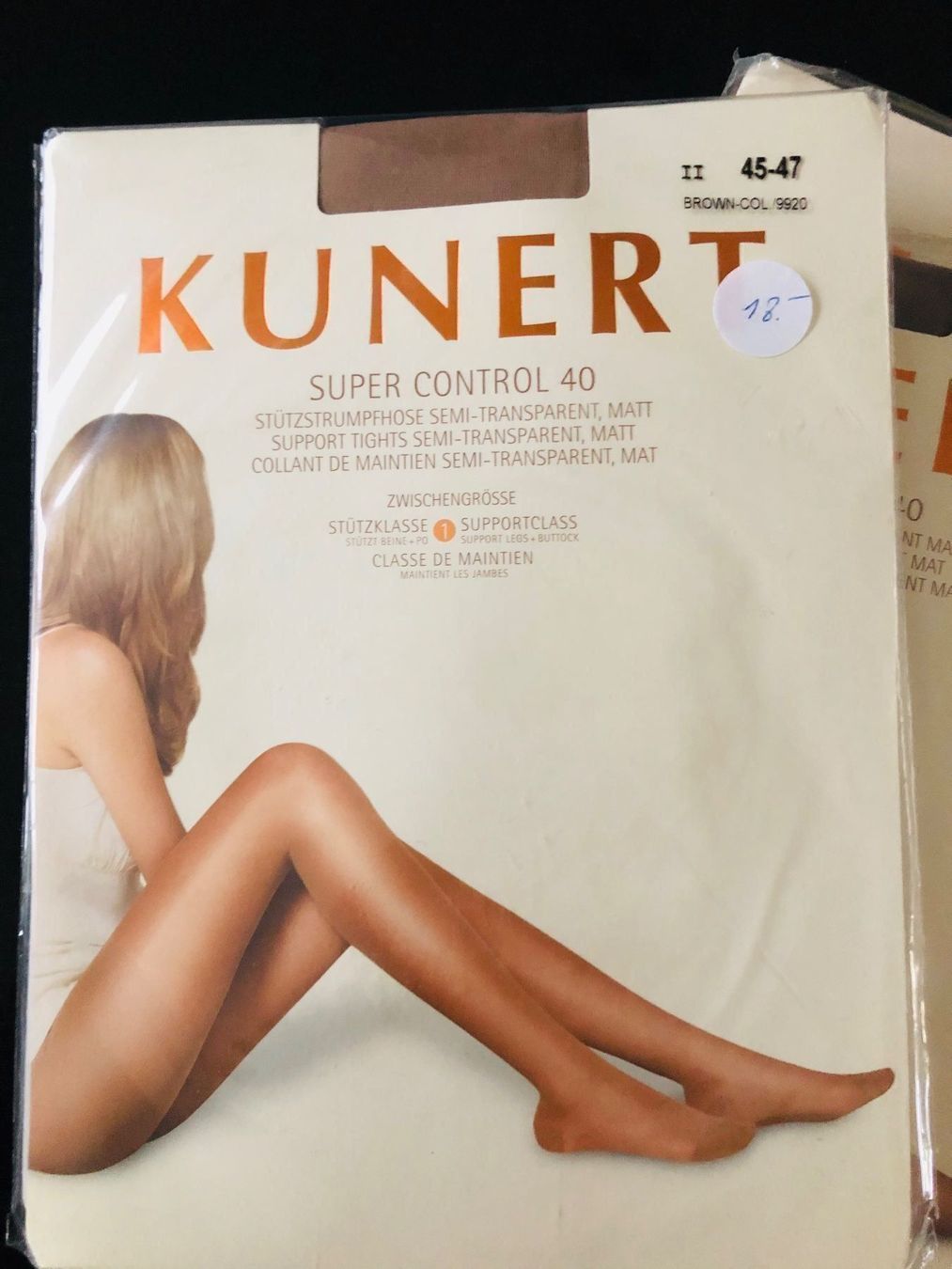 Kunert Calze & Collant: Strumpfhose Kunert Super Control 40/19f – Nuovo e nell'imballaggio originale da Zumikon venduto da DamenFashionShop