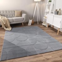 Einzelstück zum Sonderpreis! Riesig 240x340 Teppich 3D Grau