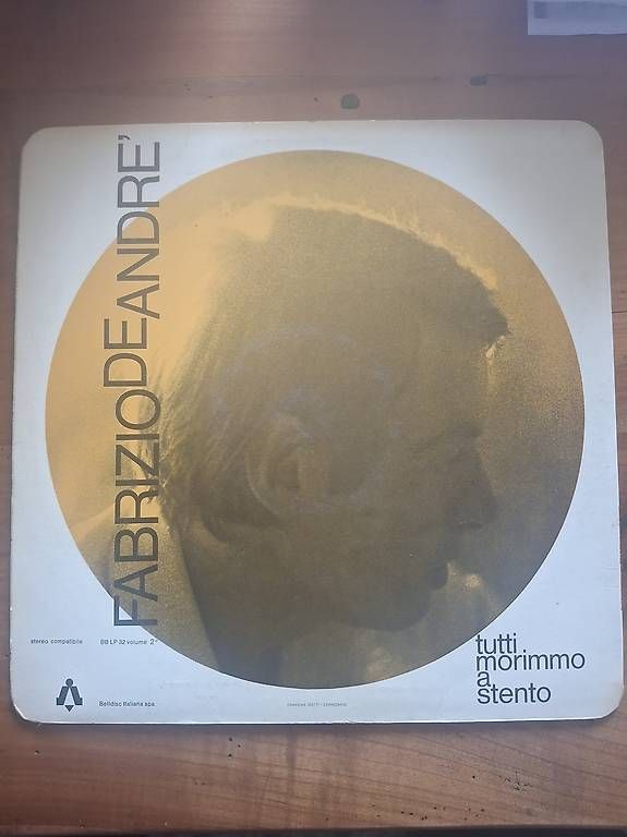 Dischi in vinile: Fabrizio de André - tutti moriamo a stento – Usato da Vacallo venduto da amy_dlv7