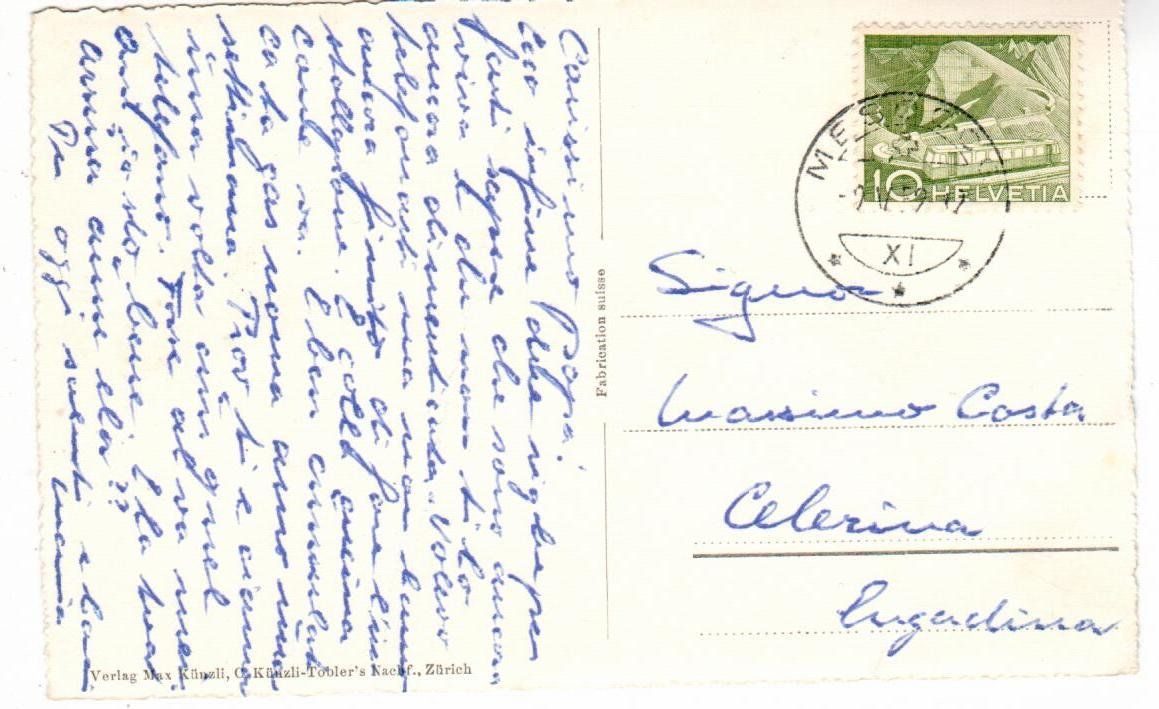 Cartoline postali: Mesocco – Usato da Wolhusen venduto da Curver9 1