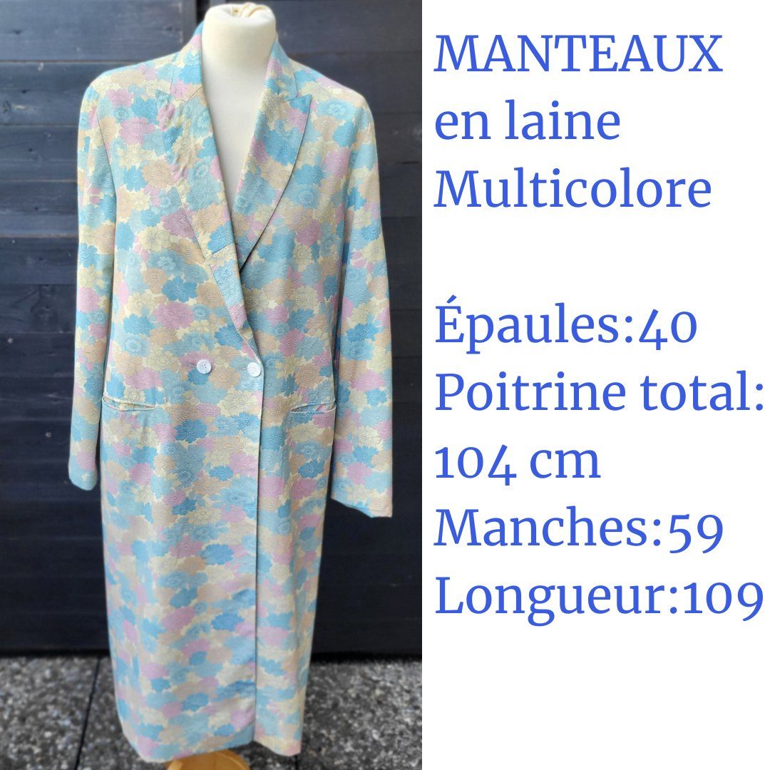 Mäntel: Manteaux multicolore, laine – Neu (gemäss Beschreibung) aus Fribourg von VictoriaShop7 6