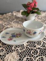 Limoges - Französisches Vintage-Set: Grosse Tasse mit Teller