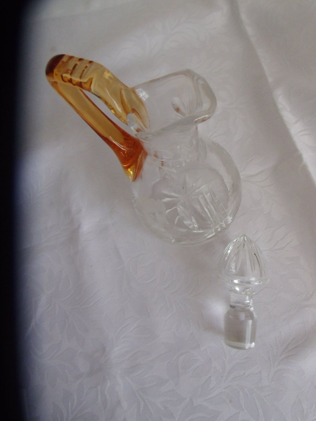 Caraffe: Glas Karaffe Kristallglas Neuwertig – Nuovo (secondo la descrizione) da Walenstadt venduto da Pluisa 4
