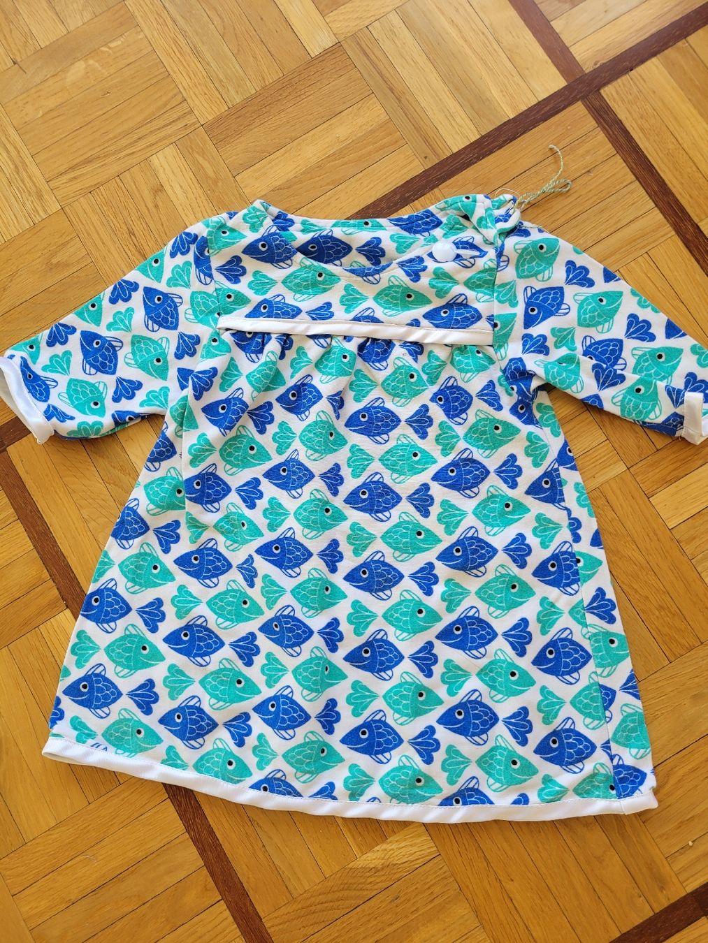 Vestiti & Gonne: Wunderschönes Kleid aus Baumwolle Handmade Gr. 80 / 92 – Usato da Genève venduto da inu_ln6m