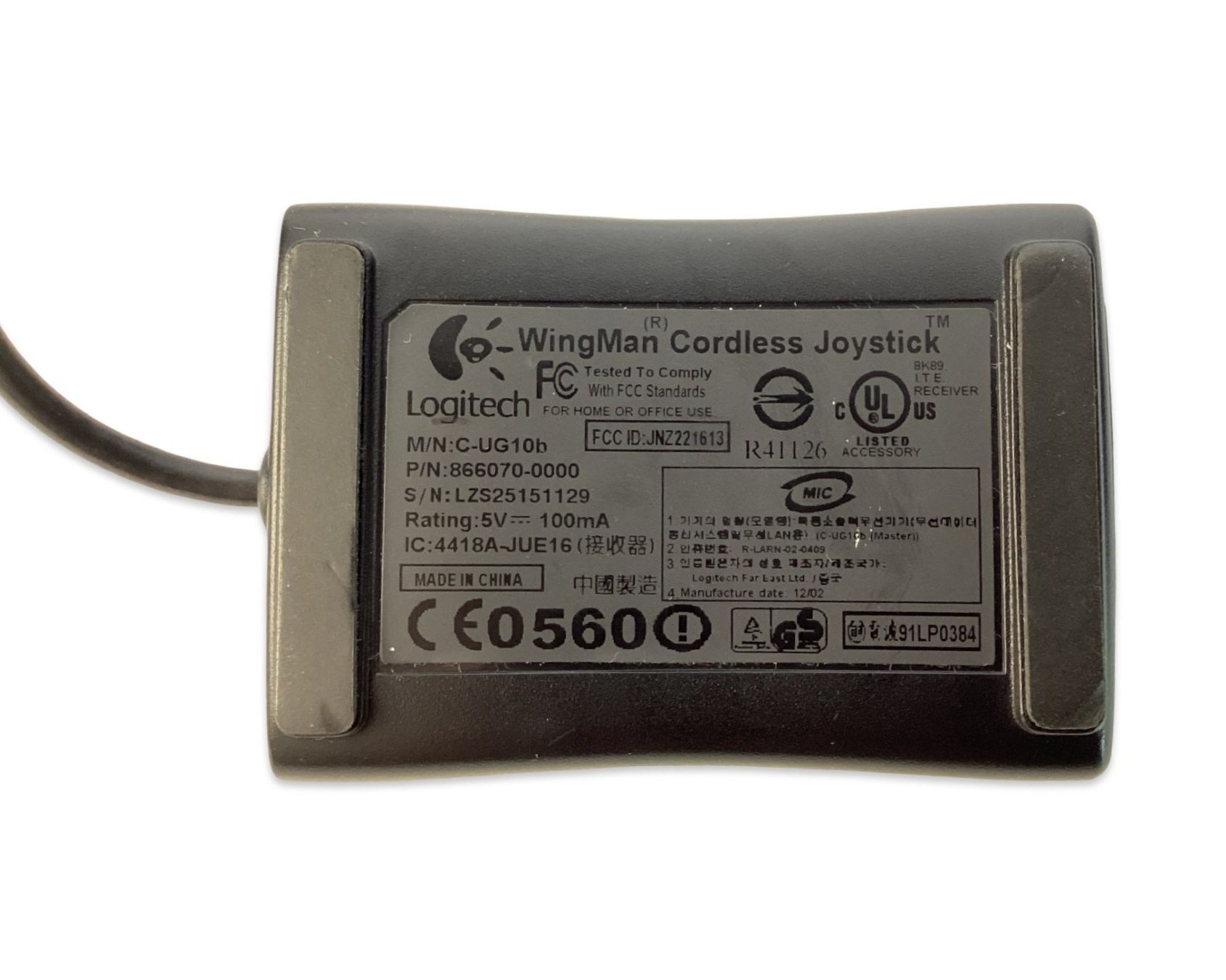 Logitech Controller: LOGITECH Freedom 2.4 Cordless Joystick Dongle – Usato da Zürich venduto da Restwert_Zuerich 1