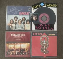 4er Vinyl Single Lot Eagles Toto John Parr Phil Carmen