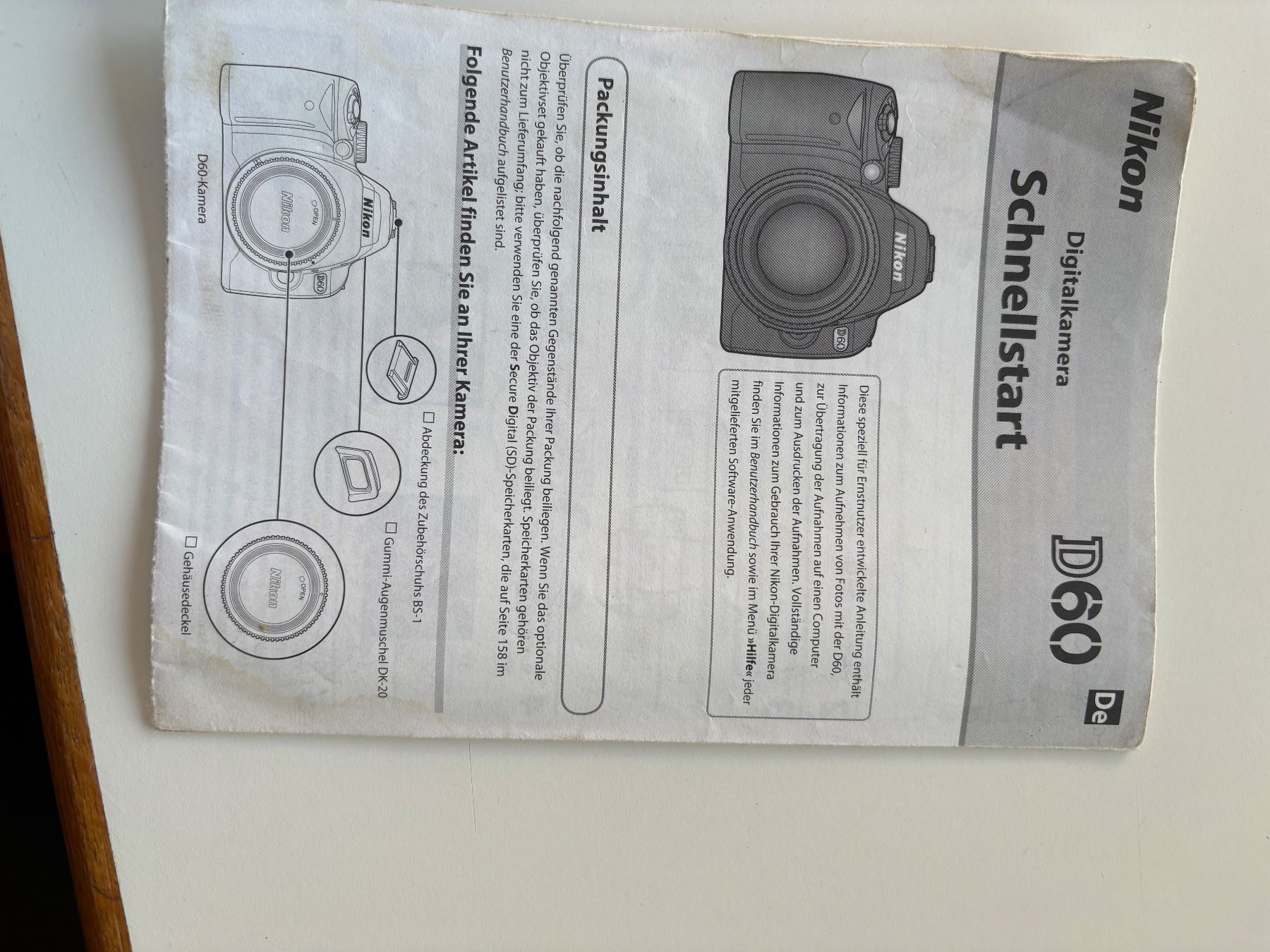 Nikon Kamera: Digitalkamera Nikon D60 – Gebraucht aus Boll von stups03 2