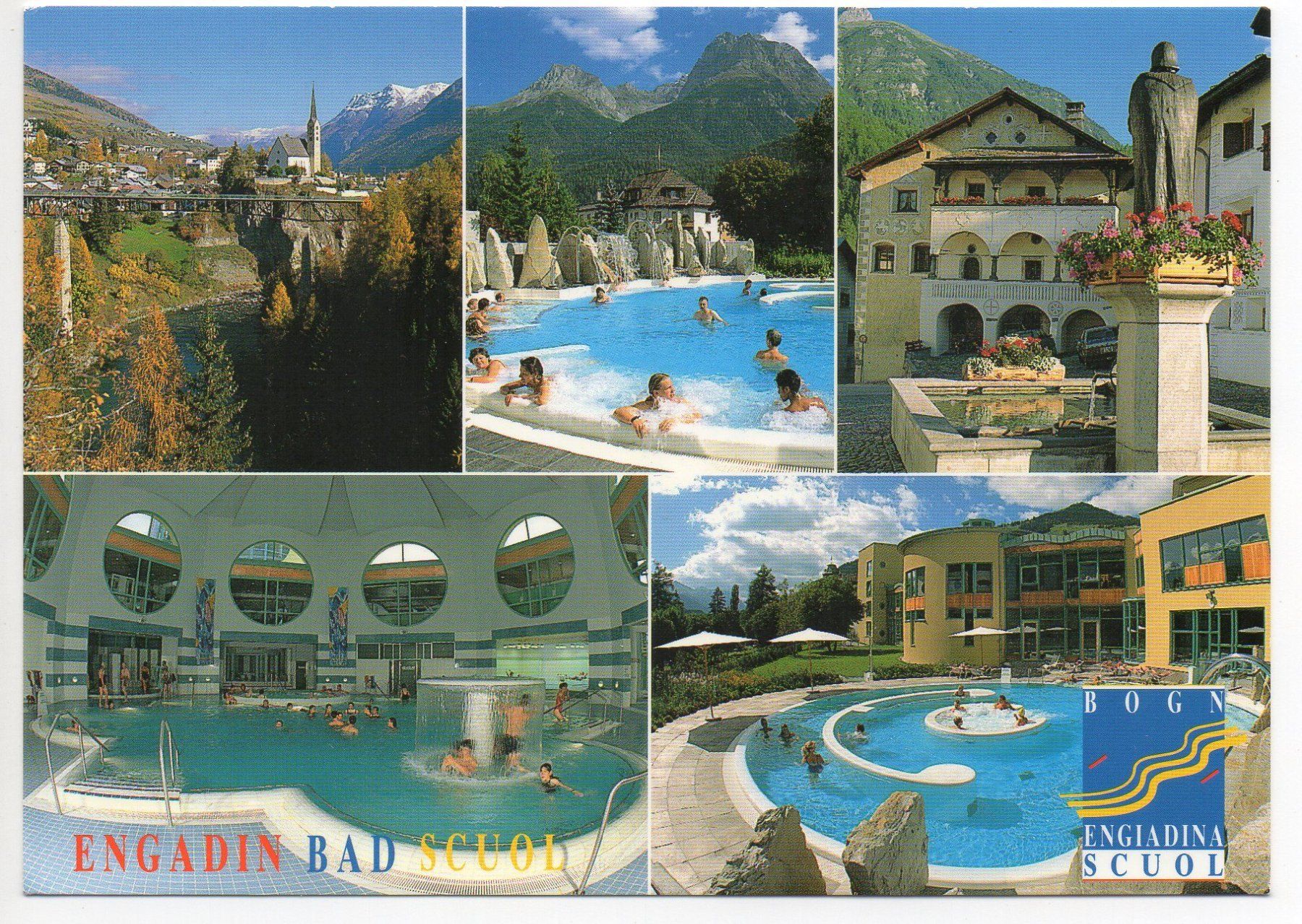Ansichtskarten: SCUOL Bogn Engiadina – Gebraucht aus Jona von philajona