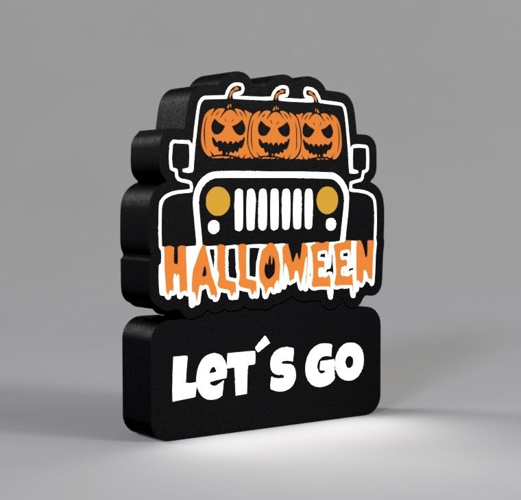 Lampade: Lightbox lumière led TRUCK HALLOWEEN – Nuovo (secondo la descrizione) da Vicques venduto da PAMB3D 1