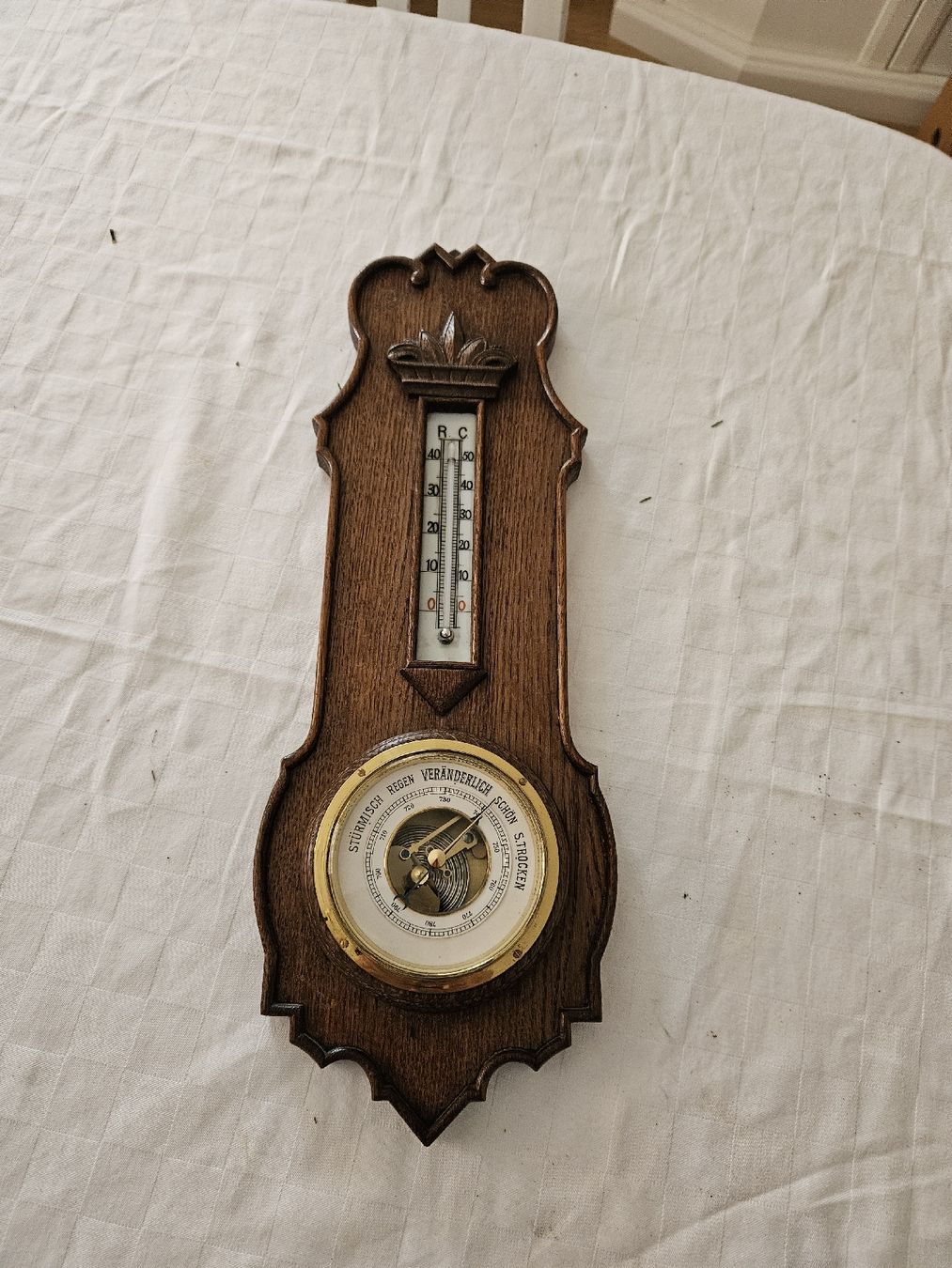 Altro per la casa: Antikes Barometer mit Thermometer, Holz, Top Zustand! – Usato da Wädenswil venduto da Jsi.Z01 1