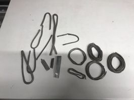 Lot Bleistreifen/Bleidraht, Restposten Lötzinn Spengler