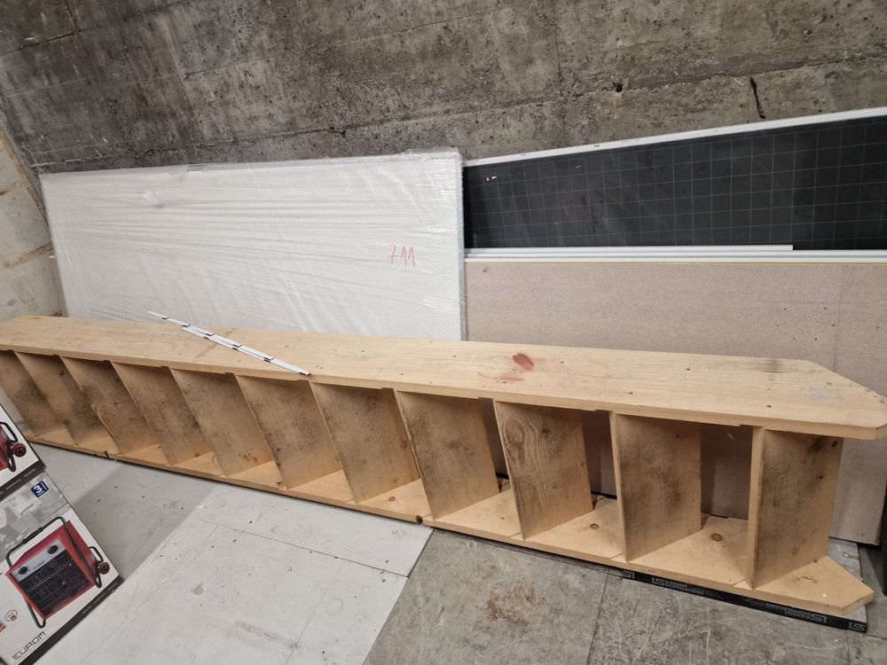 3 Stufen Standtreppe Schwarz - 18cm Stufenhöhe, 120cm Breite, Seniorenfreundliche Treppe