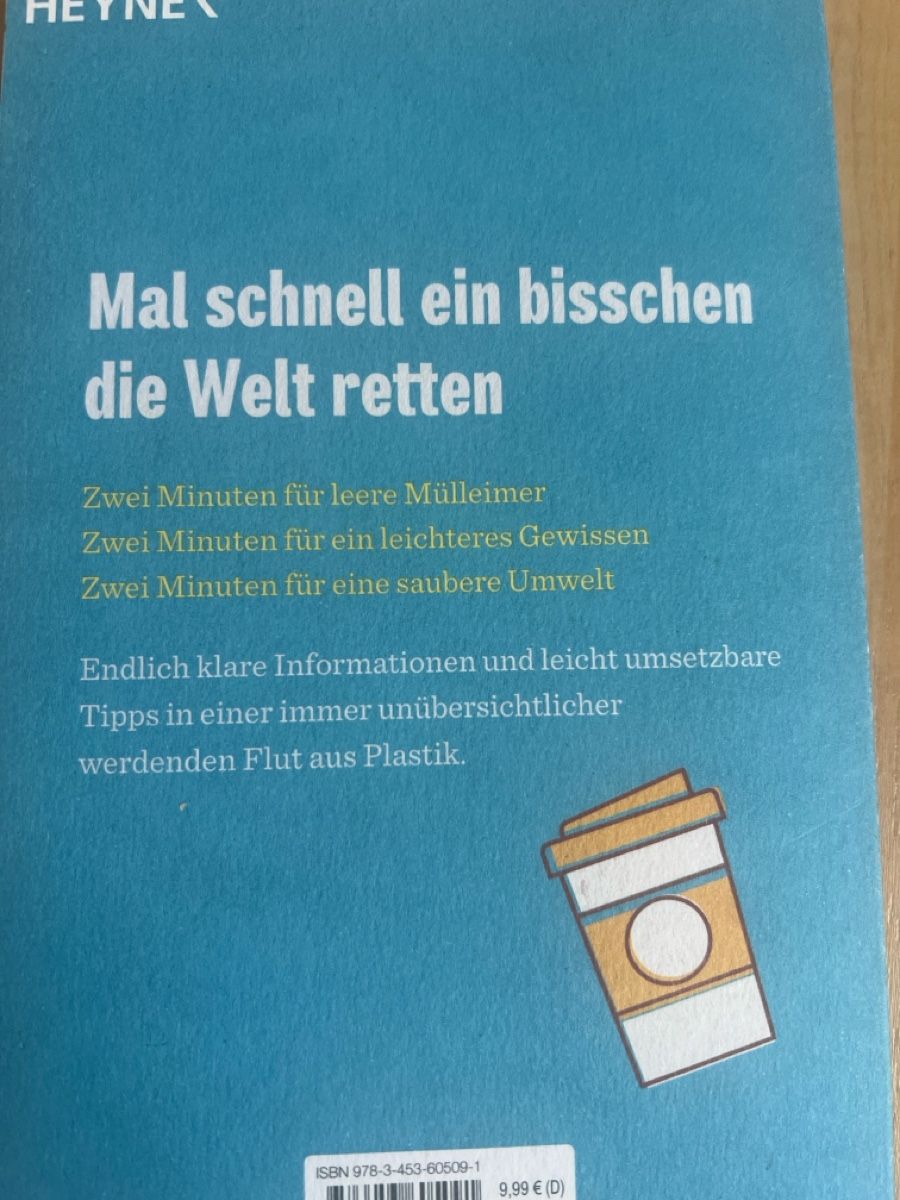 Libri: Schluss. Mit. Plastik.  – Usato da Goldach venduto da aylight 2