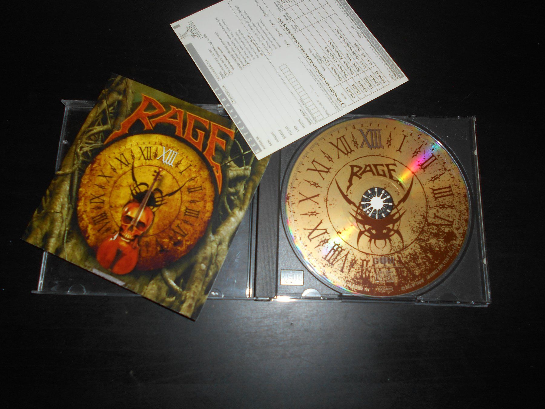CD: Rage – XIII / 1998 – Usato da Aarberg venduto da witchhunter01
