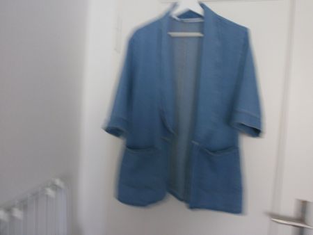 Leichte Jeansjacke für den Sommer, kurze Ärmel