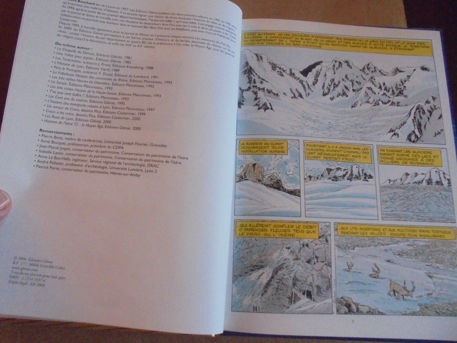 Fumetti: " L' Isère en BD " éditions GLENAT 2000 – Usato da Crissier venduto da Promopost 2
