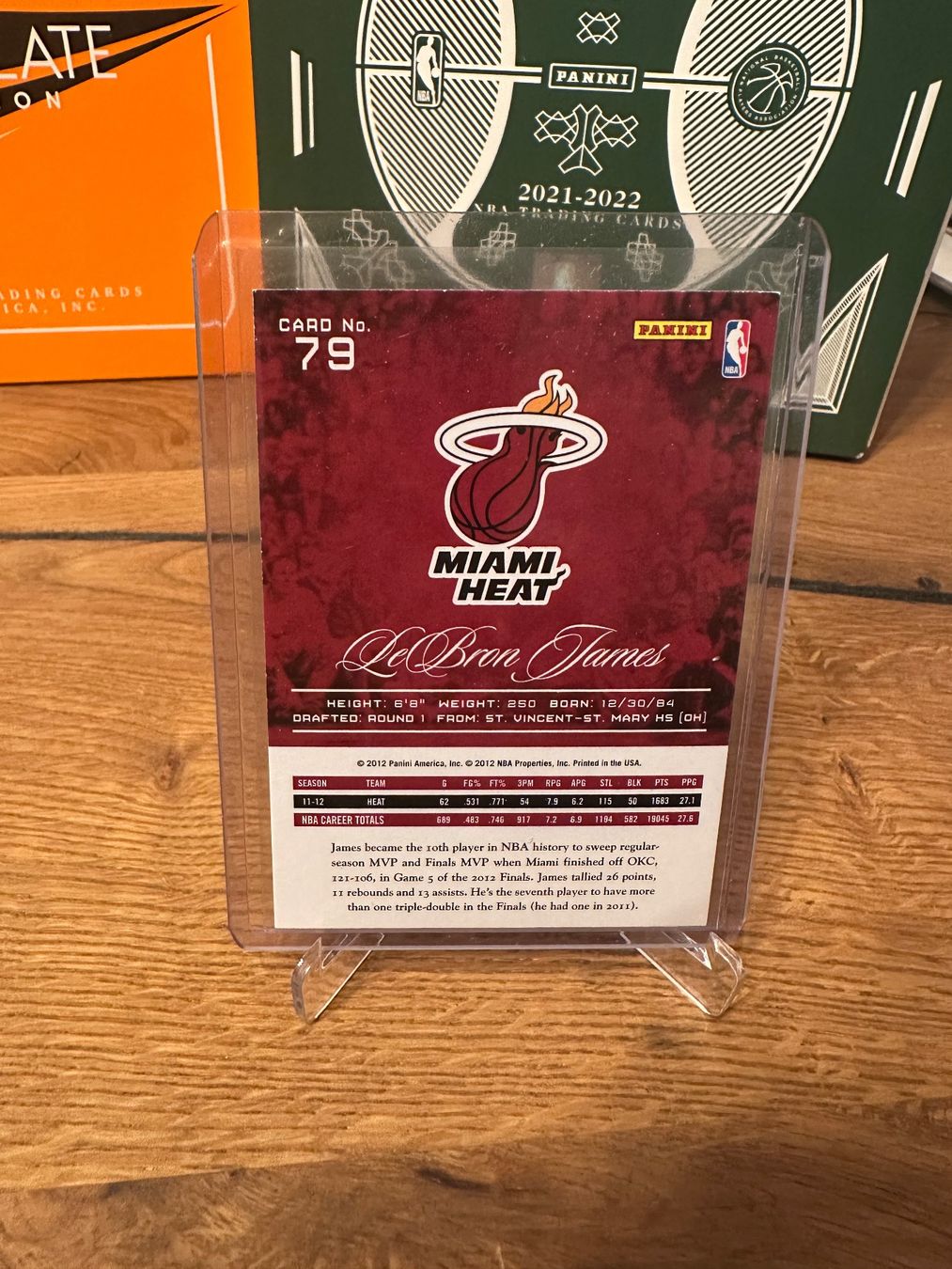 Nba Cartes à collectionner: LeBron James prestige 2012 – D'occasion à Vullierens par Gaara04 1
