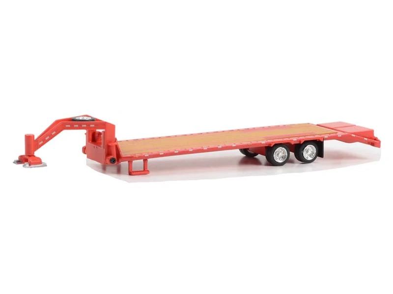 Greenlight Modellautos: GOOSENECK TRAILER ROT 1:64 GREENLIGHT – Neu und originalverpackt aus Suhr von Moebelsiralfred