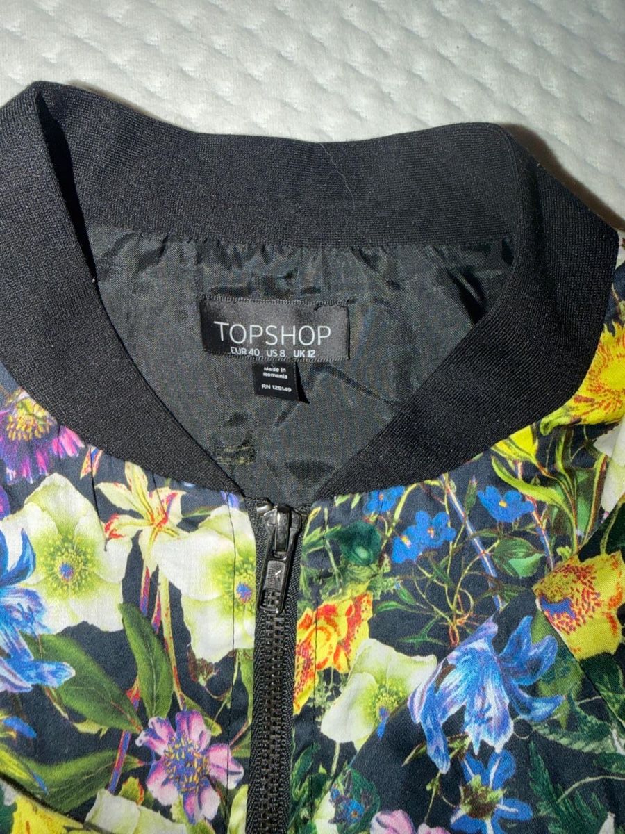 Giacche: Bomber Topshop fleuri multicolore taille 38 neuf – Usato da Genève venduto da you_s6sr 1