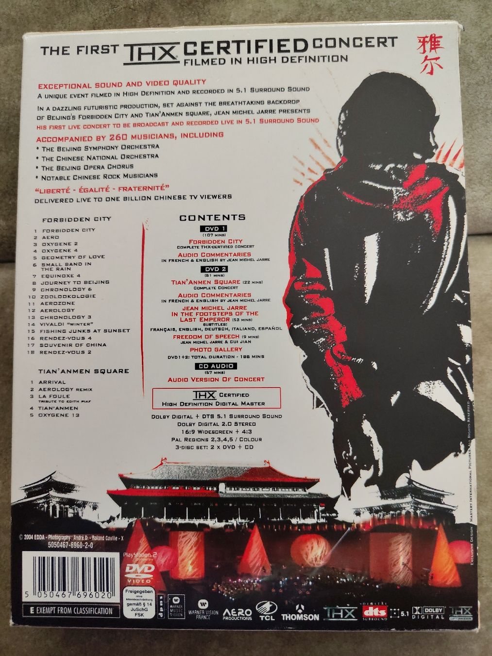 Tutti i DVDs: Jarre in China 2x DVD + CD – Usato da Ballwil venduto da eldave 1