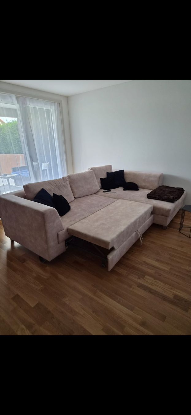 Divani: Ecksofa beige mit Schlaffunktion – Usato da Kerns venduto da d_s_obwalden