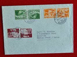 KEHRDRUCK SATZ K 41 - 43 ZÜRICH (ZOLLIKON) ENGLAND 1953