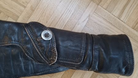 Motorrad - Lederjacke, Gr. 38