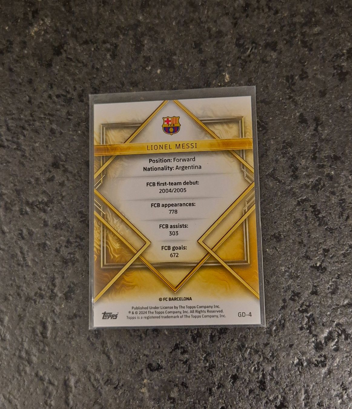 Topps Carte collezionabili: Lionel Messi - Barcelona - Topps – Nuovo (secondo la descrizione) da Burg AG venduto da Danoe 1