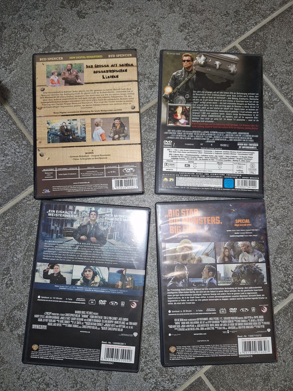 Tous les DVDs: Bud Spencer, Terminator 3, Dunkirk, Rampage – D'occasion à Herznach par SusanneB0102 1
