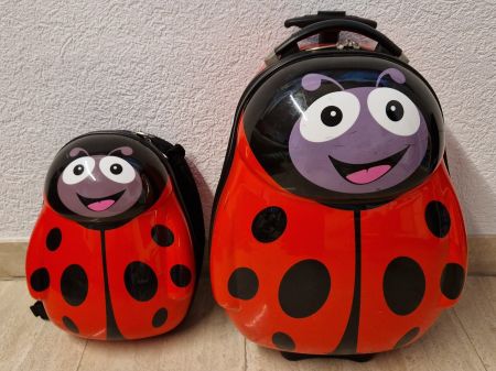 Kinderkoffer mit Rucksack