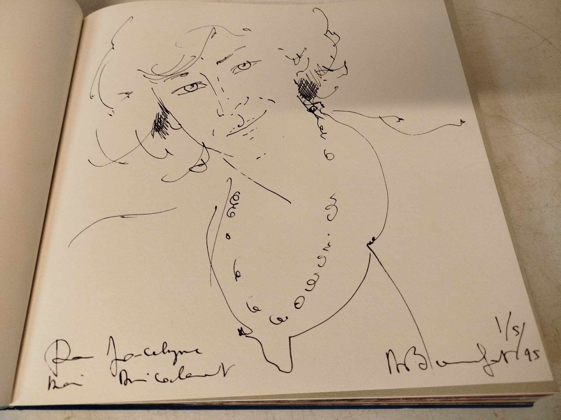 Bücher: Alain Bonnefoit - Dessin Original - Daté et signé – Gebraucht aus La Chaux-de-Fonds von Emmaus2300CDF 4
